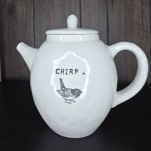 Rae Dunn Artisan Collection White Teapot